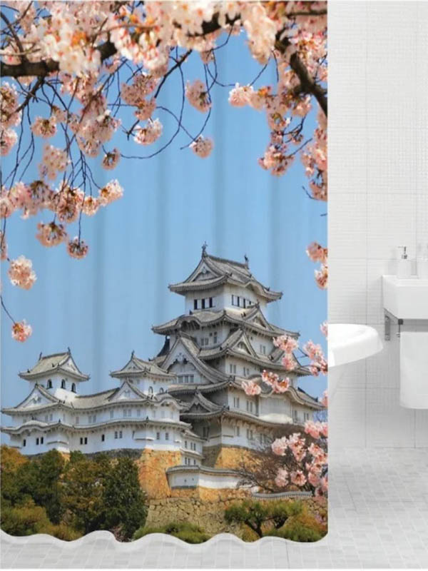 

Шторка Bath Plus Kyoto 180x200cm DSP3023, DSP3023