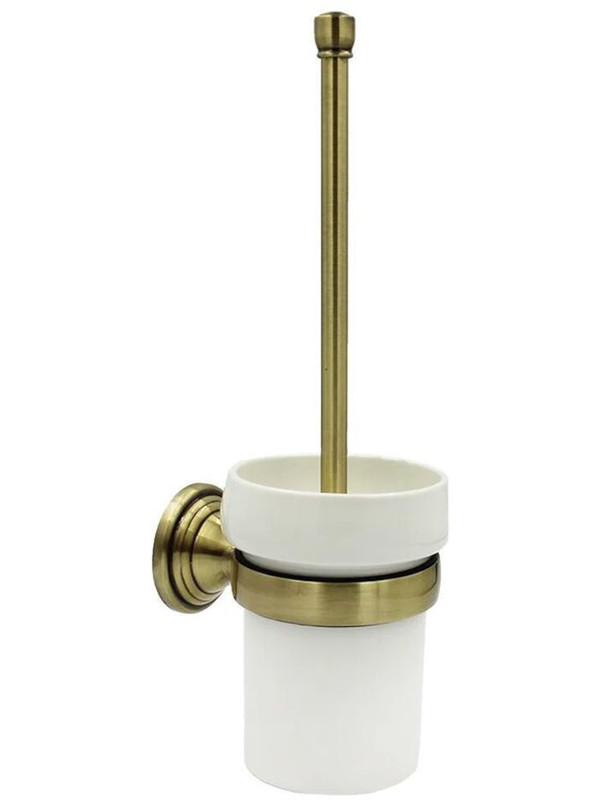 фото Ёршик для унитаза bath plus bronx gold bxg-65713