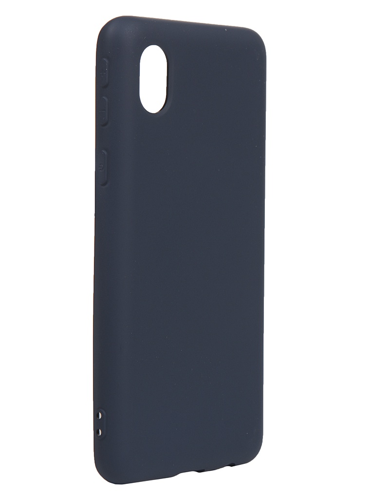 фото Чехол neypo для samsung galaxy a01 core 2020 silicone case 2.0mm dark blue nsc18684