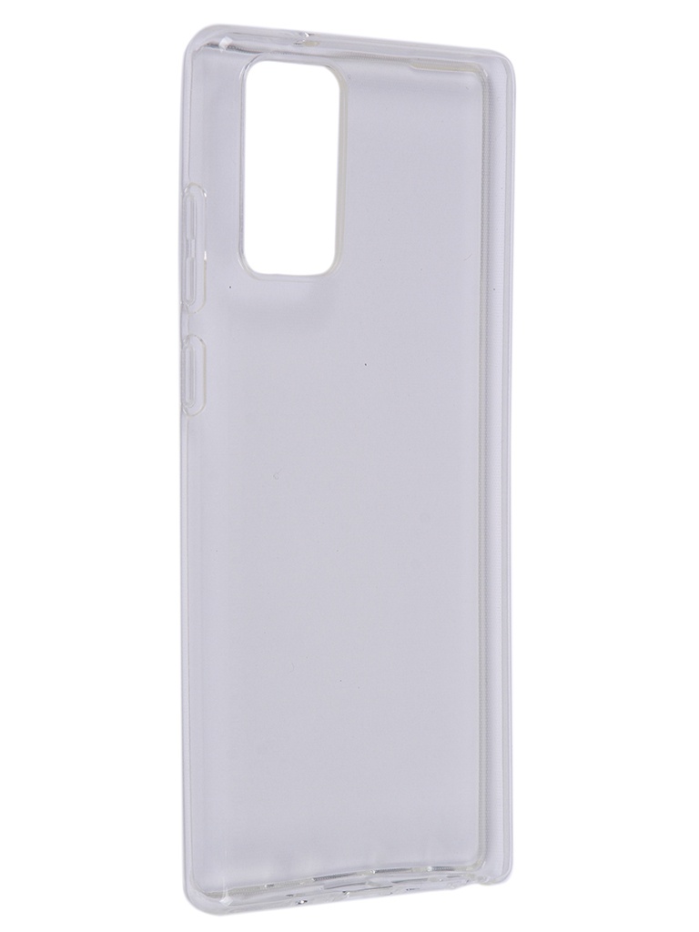 фото Чехол brosco для samsung galaxy note 20 silicone transparent ss-n20-tpu-transparent