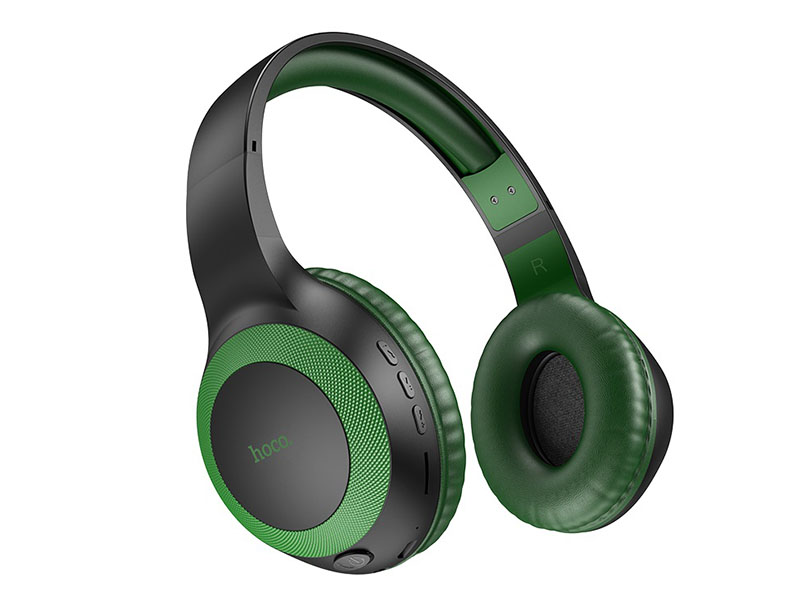 фото Наушники hoco w29 outstanding wireless black-green 0l-00049107