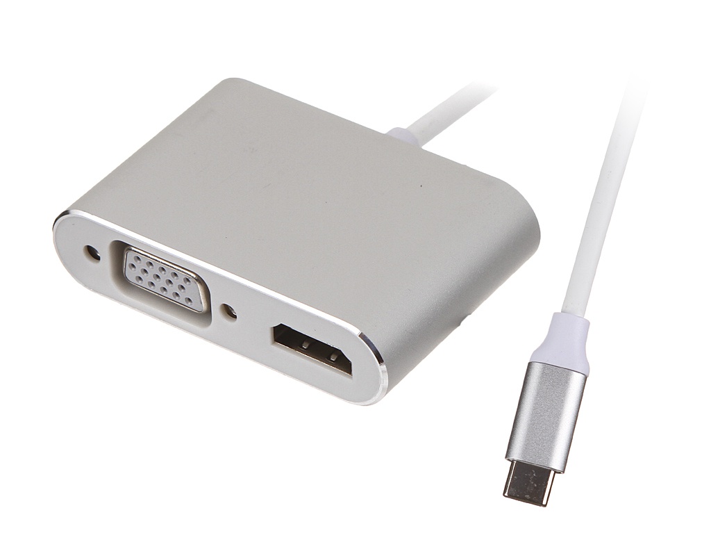 фото Хаб usb palmexx usb-c - hdmi+vga px/hub-018