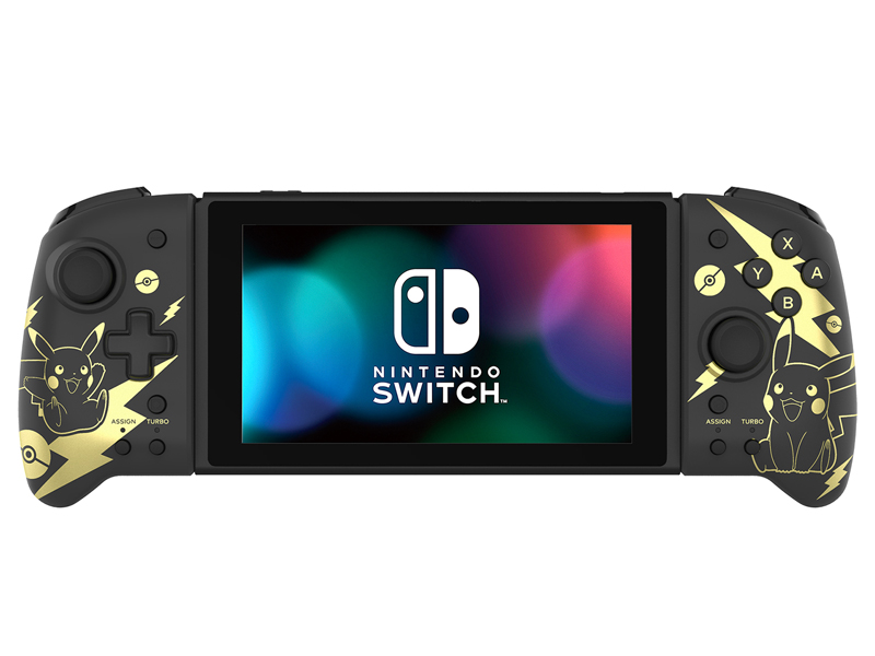 Контроллер Hori Switch Split Pad Pro Pikachu Black-Gold NSW-295U для Nintendo Switch