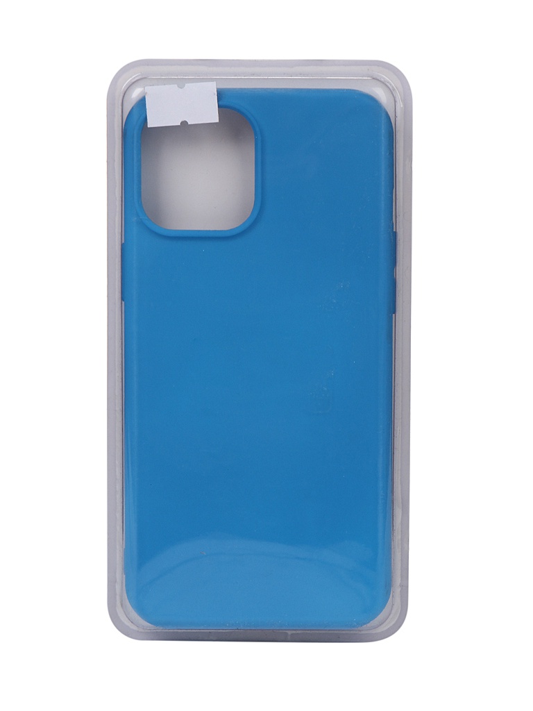 фото Чехол innovation для apple iphone 12 pro max silicone soft inside blue 18039