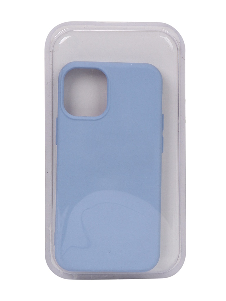 фото Чехол innovation для apple iphone 12 mini silicone soft inside blue 18049