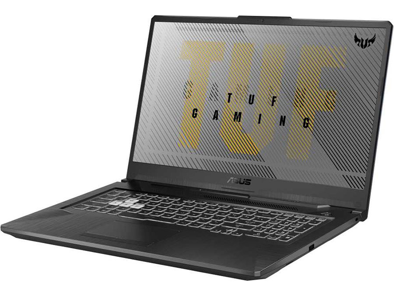 

Ноутбук ASUS TUF Gaming A17 FX706II-H7032T 90NR03P1-M03180 (AMD Ryzen 5 4600H 3.0 GHz/16384Mb/512Gb SSD/nVidia GeForce GTX 1650Ti 4096Mb/Wi-Fi/Bluetooth/Cam/17.3/1920x1080/Windows 10 Home 64-bit), FX706II-H7032T