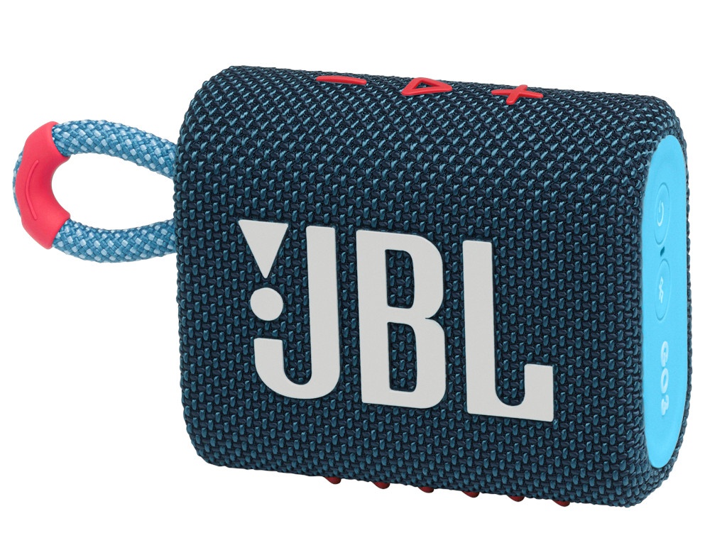 Колонка JBL Go 3 Blue-Pink портативная колонка elektrobass tg 106 blue yellow 36394114