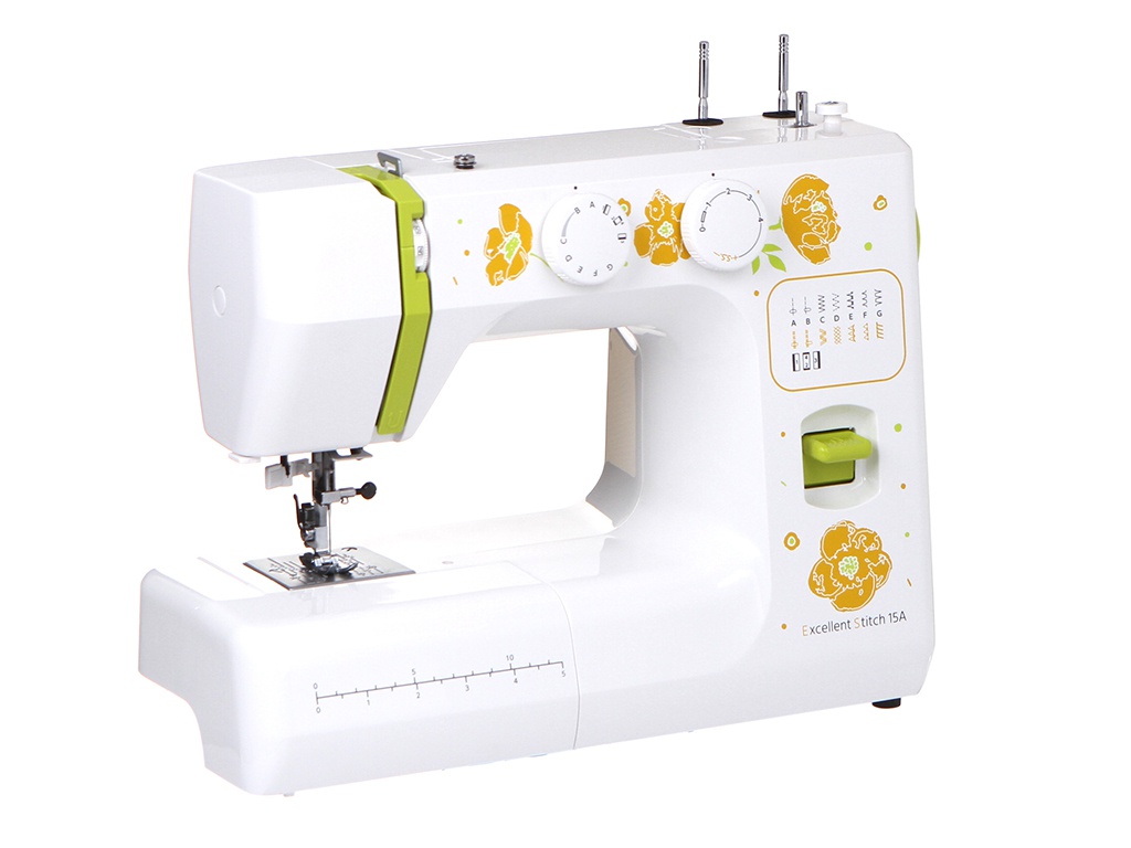 фото Швейная машинка janome excellent stitch 15a white