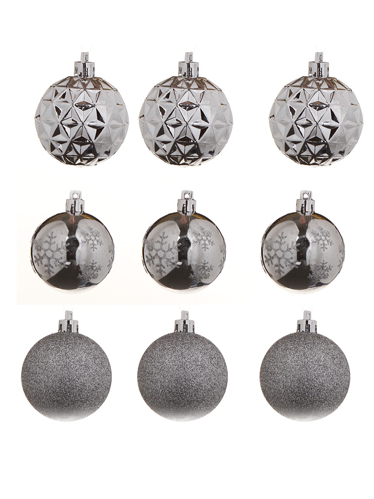 фото Набор шаров christmas goods 6cm 12шт silver 81195g257