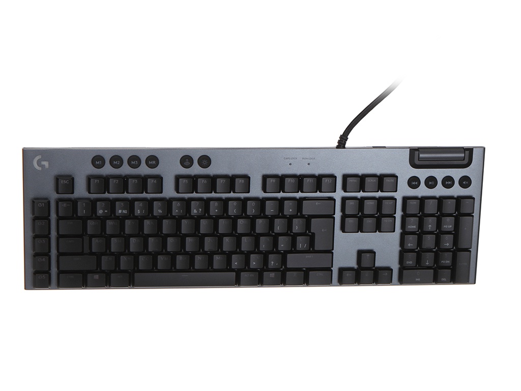 Клавиатура Logitech G G815 RGB Mechanical Gaming Keyboard Black USB Linear Switch logitech g815 gl tactile