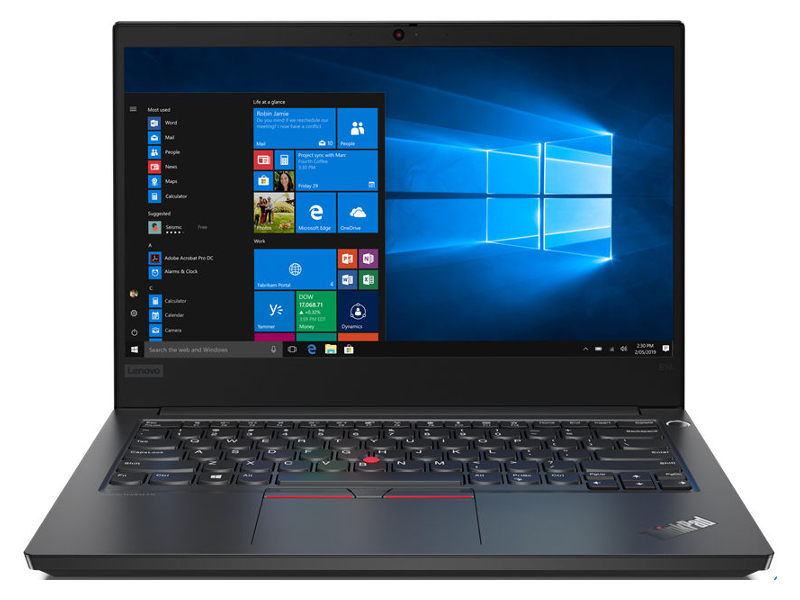 фото Ноутбук lenovo thinkpad e14-iml t 20ra000xrt (intel core i3-10110u 2.1 ghz/8192mb/256gb ssd/intel uhd graphics/wi-fi/bluetooth/cam/14.0/1920x1080/windows 10 pro 64-bit)