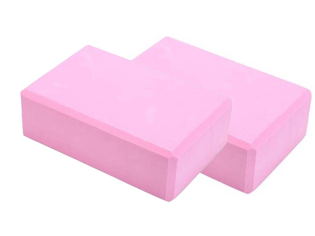 Блок для йоги ZDK 10cm 2шт Pink
