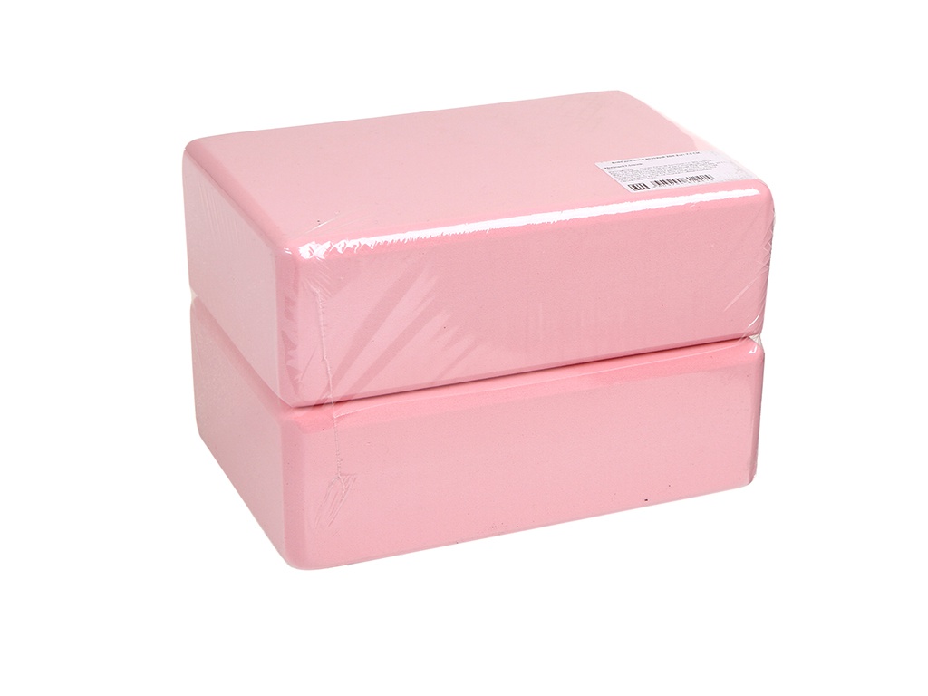 

Блок для йоги ZDK 7.5cm 2шт Pink, ZDKblock7.5/pink