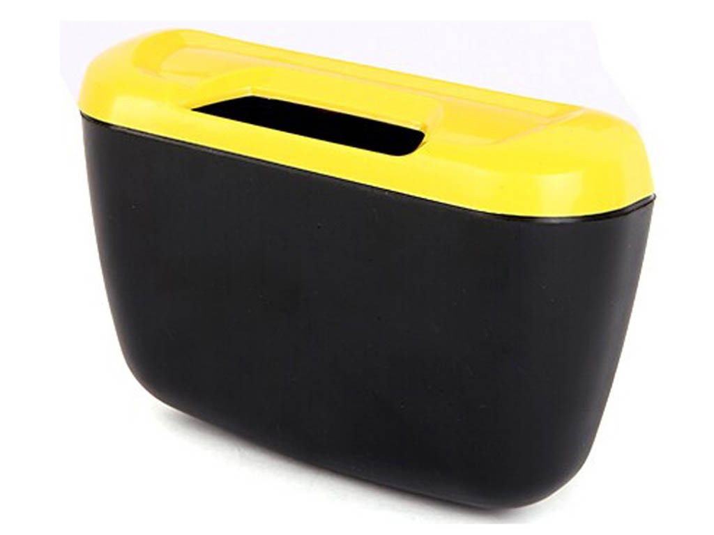 

Мусорное ведро ZDK Car 02 в автомобиль с держателем Yellow, Car02/yellow