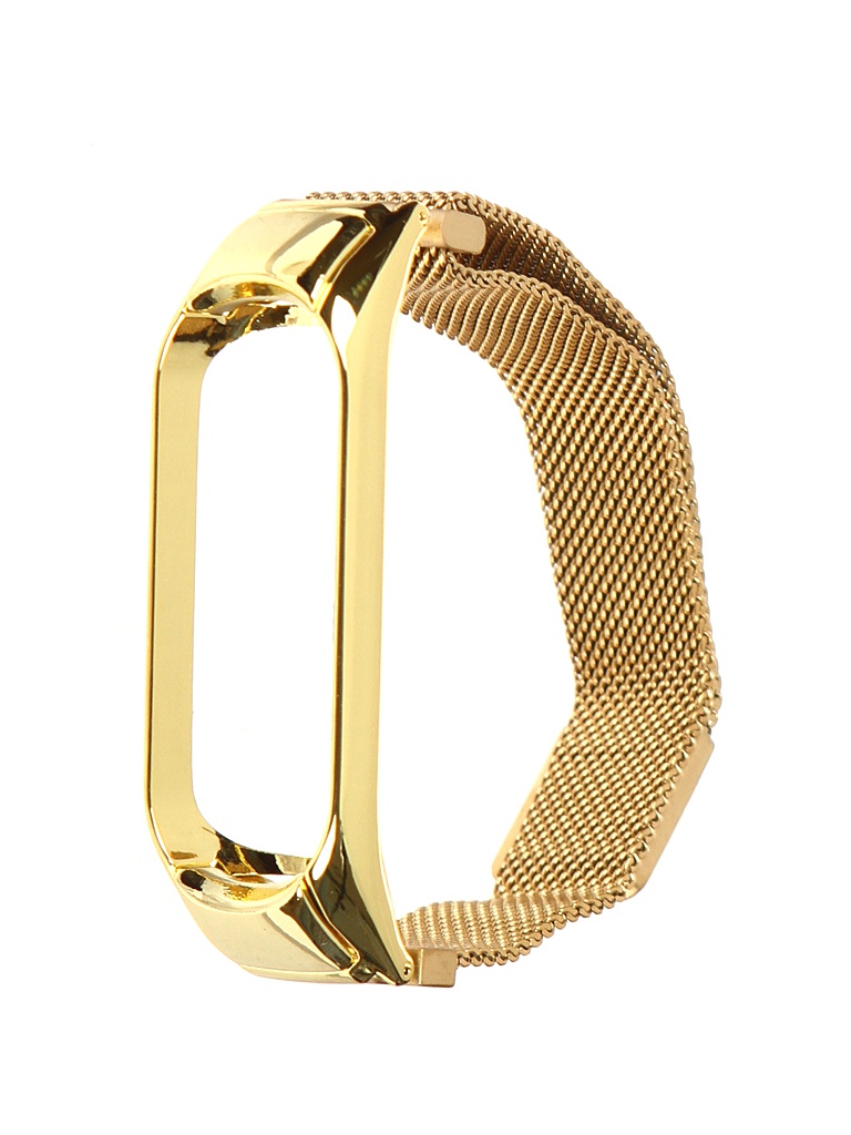 

Aксессуар Ремешок Bruno для Xiaomi Mi Band 3 / Mi Band 4 Milano Gold 1056, 1056