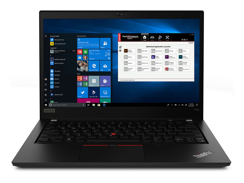 фото Ноутбук lenovo thinkpad p43s 20rh0029rt (intel core i7-8565u 1.8 ghz/8192mb/256gb ssd/nvidia quadro p520 2048mb/wi-fi/bluetooth/cam/14.0/1920x1080/windows 10 pro 64-bit)