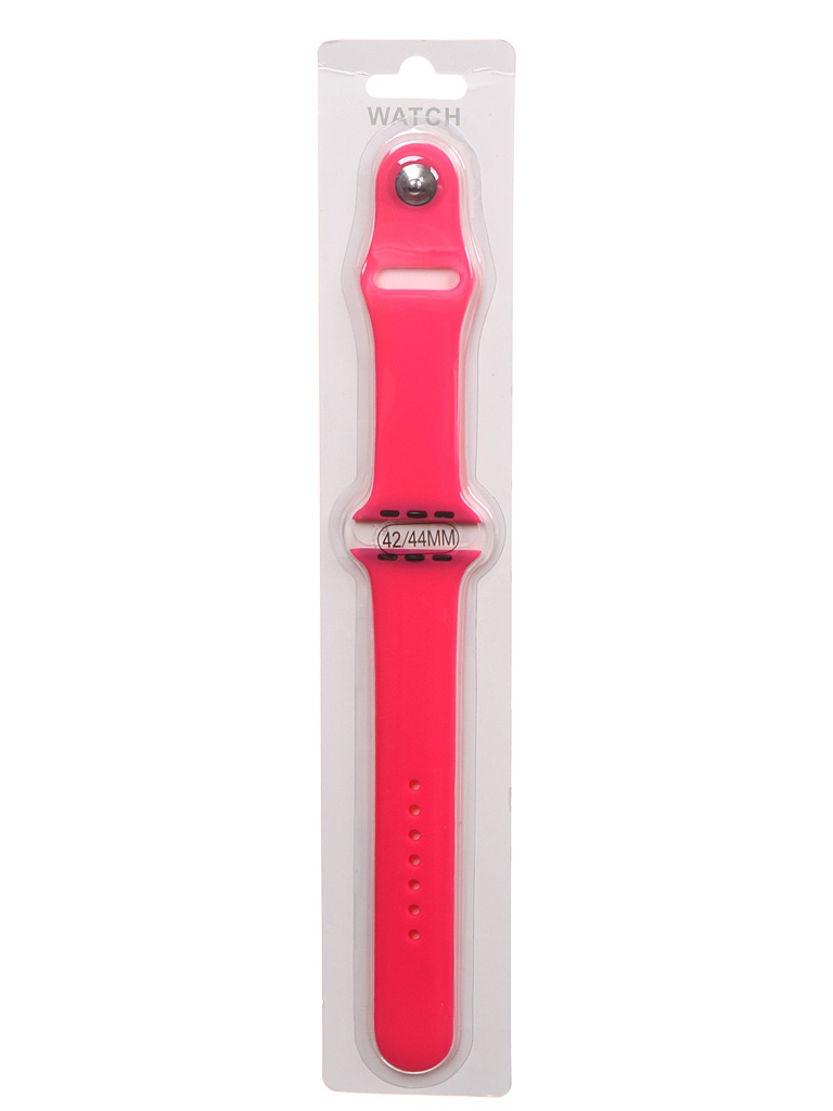 фото Аксессуар ремешок bruno для apple watch 42/44mm silicone m/l bright pink b19681