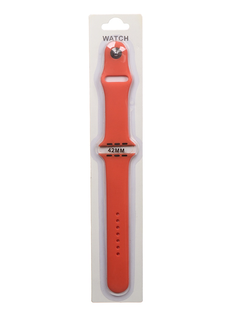 фото Аксессуар ремешок bruno для apple watch 42/44mm silicone m/l orange b19682