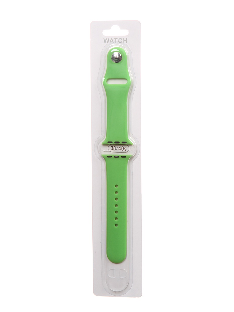фото Аксессуар ремешок bruno для apple watch 38/40mm silicone s/m lime green b19686