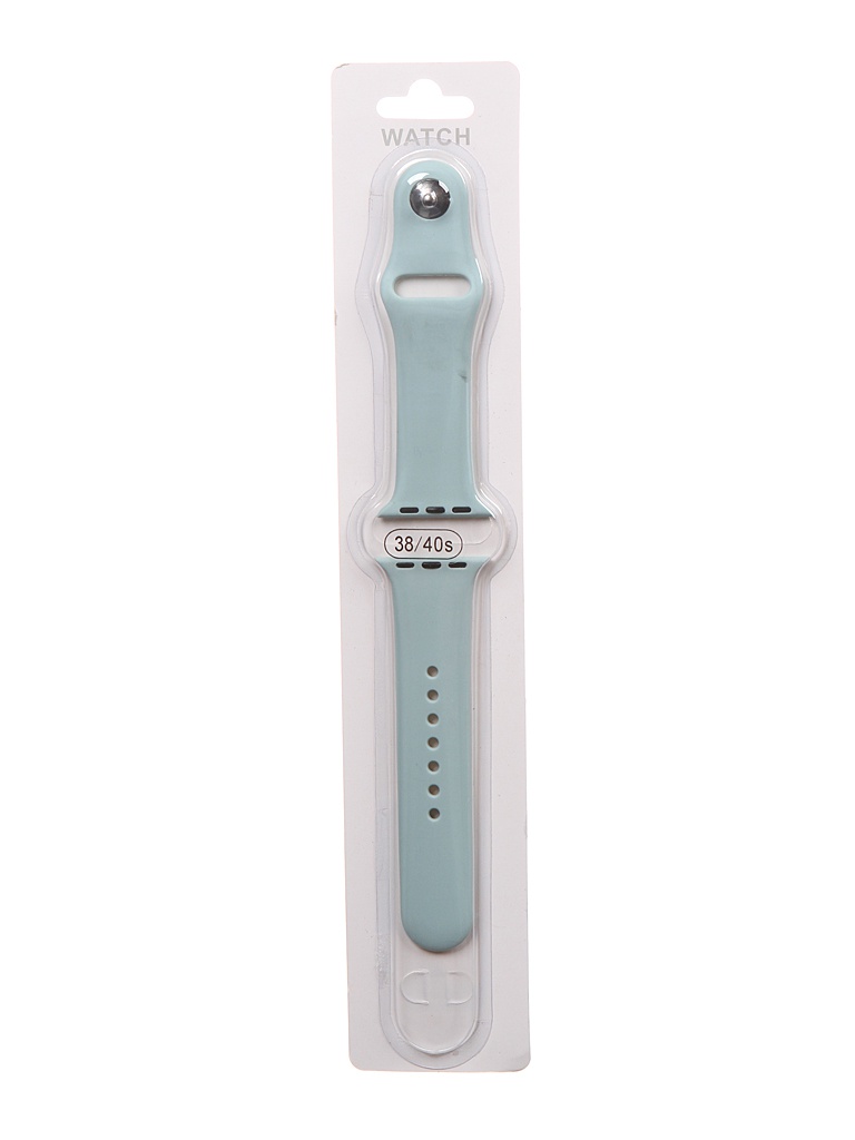 фото Аксессуар ремешок bruno для apple watch 38/40mm silicone s/m light turquoise b20542