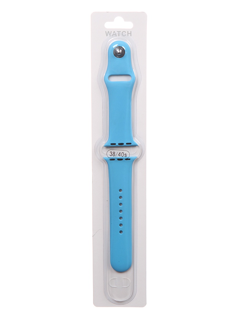 фото Аксессуар ремешок bruno для apple watch 38/40mm silicone s/m sky blue b20540