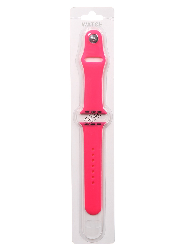 фото Аксессуар ремешок bruno для apple watch 38/40mm silicone s/m bright pink b20541