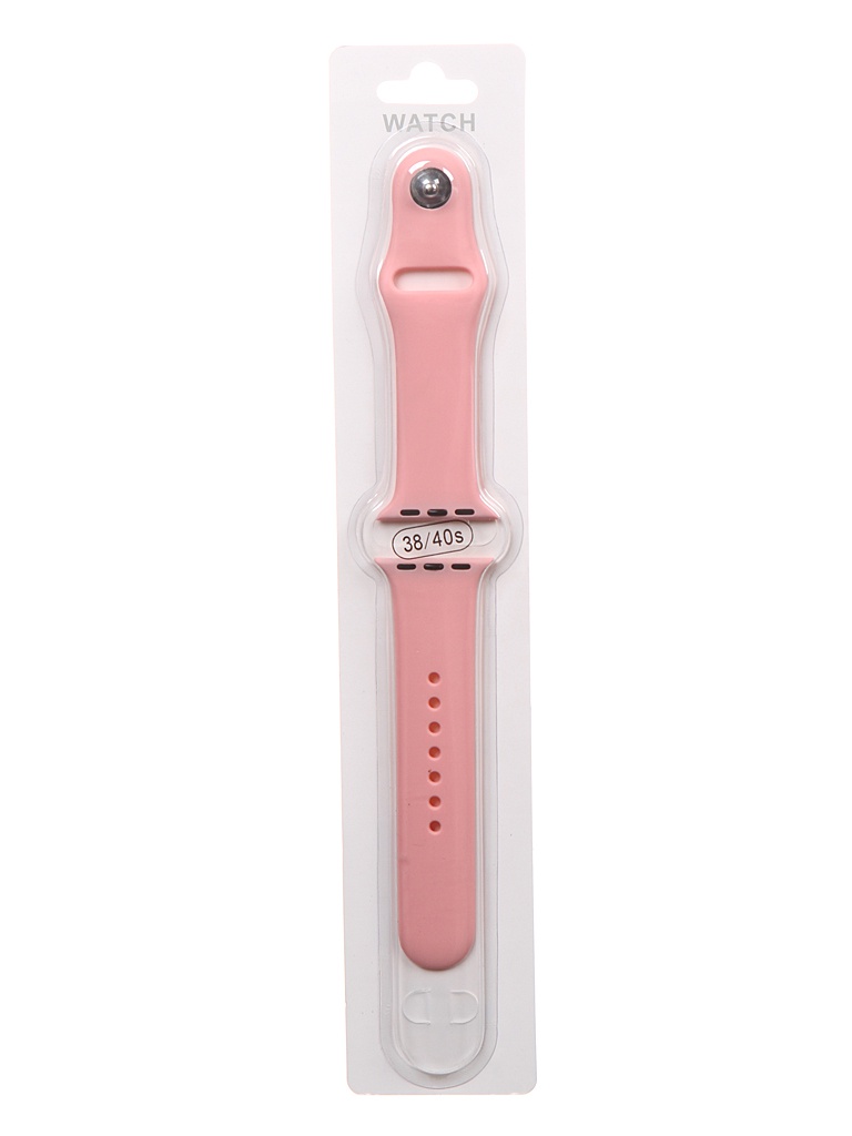 фото Аксессуар ремешок bruno для apple watch 38/40mm silicone s/m pink 1070