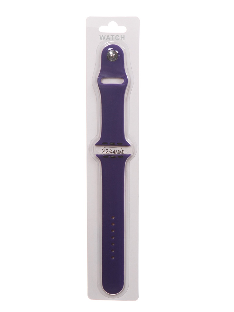 фото Аксессуар ремешок bruno для apple watch 42/44mm silicone m/l purple b68699