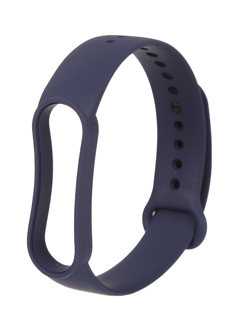 фото Aксессуар ремешок bruno для xiaomi mi band 5 silicone dark blue 5301