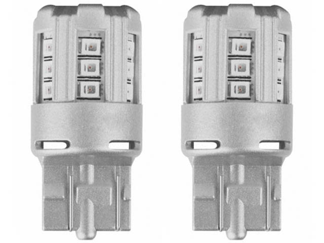 фото Лампа osram w21/5w 12v-led 1.0w (w3x16q) amber 2шт 7715ye-02b