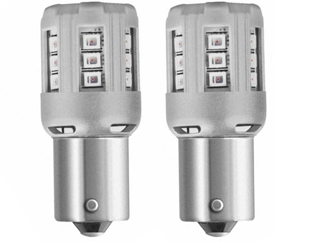 фото Лампа osram p21w 12v-led 2.0w (ba15s) red 2шт 7456r-02b