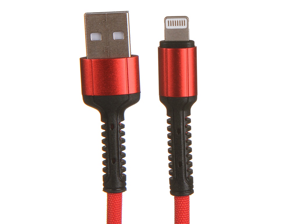 фото Аксессуар ldnio ls63 usb - lightning 2.4a 1m red ld_b4461