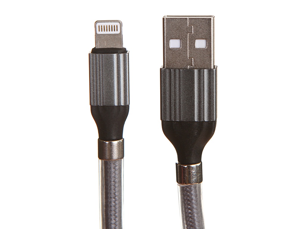 фото Аксессуар ldnio ls491 usb - lightning 2.4a 1m gray ld_b4464