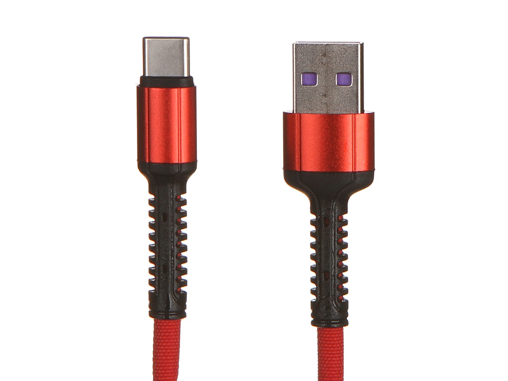 фото Аксессуар ldnio ls64-5a usb - usb type-c 5a 2m red ld_b4478