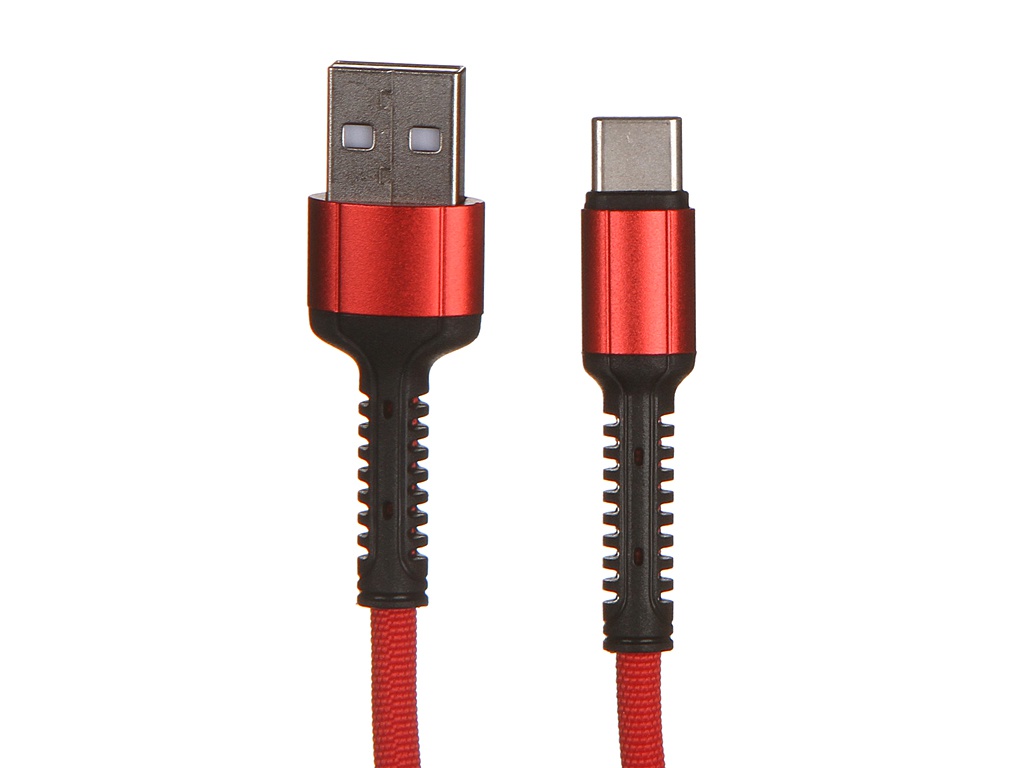 

Аксессуар Ldnio LS63 USB - USB Type-C 2.4A 1m Red LD_B4462, LD_B4462