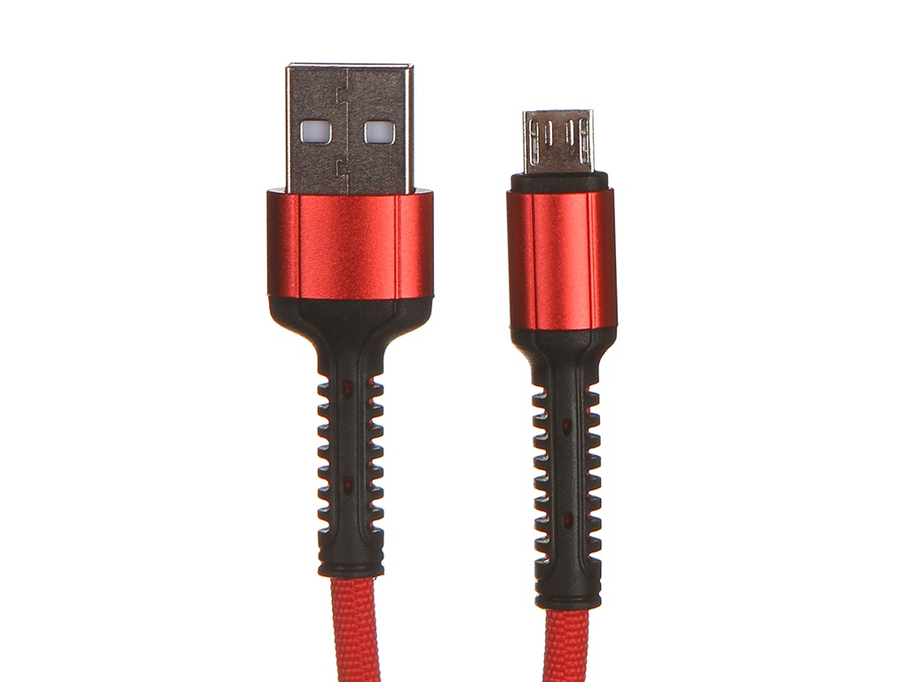 фото Аксессуар ldnio ls63 usb - micro usb 2.4a 1m red ld_b4460