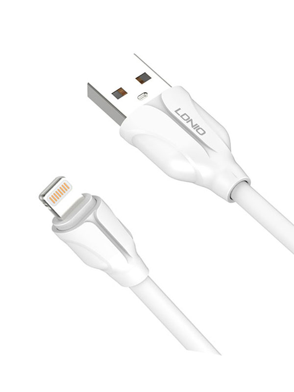 фото Аксессуар ldnio ls362 usb - lightning 2.4a 2m white ld_b4523