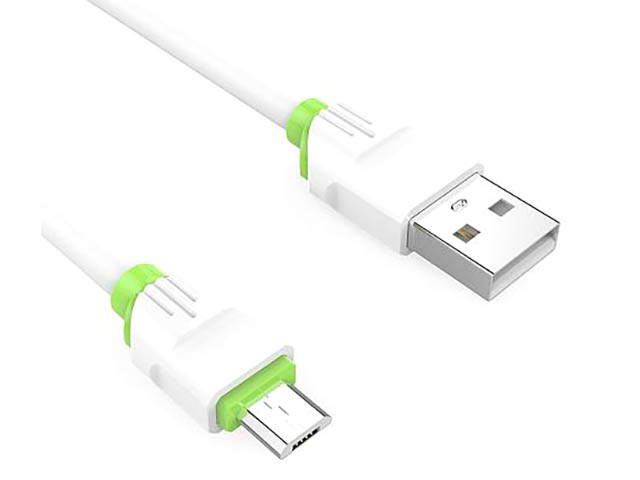 фото Аксессуар ldnio ls34 usb - micro usb 2.4a 1m white ld_b4506