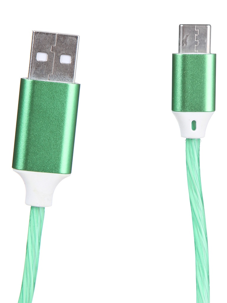 фото Аксессуар red line led usb - usb type-c green ут000022102