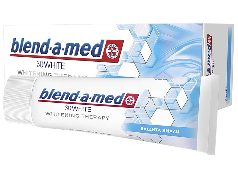 фото Зубная паста blend-a-med 3d white whitening therapy защита эмали 75ml 8001090743190