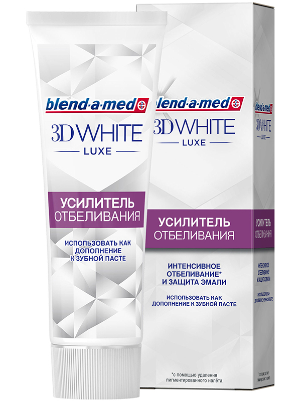 фото Зубная паста blend-a-med 3d white luxe усилитель отбеливания 75ml 8001090074102