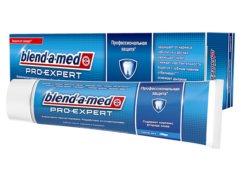 фото Зубная паста blend-a-med proexpert профессиональная защита свежая мята 100ml 5013965617195