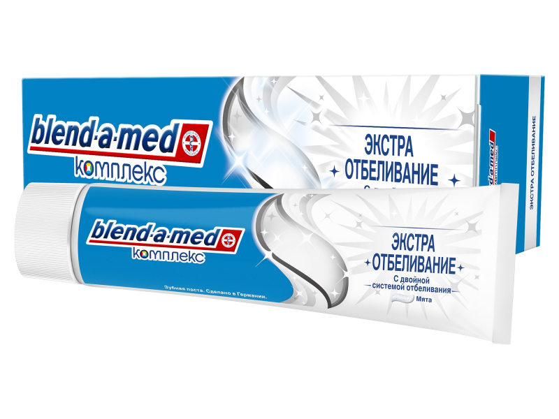 

Зубная паста Blend-a-med Комплекс экстра отбеливание Мята 100ml 5000174415728, 5000174415728