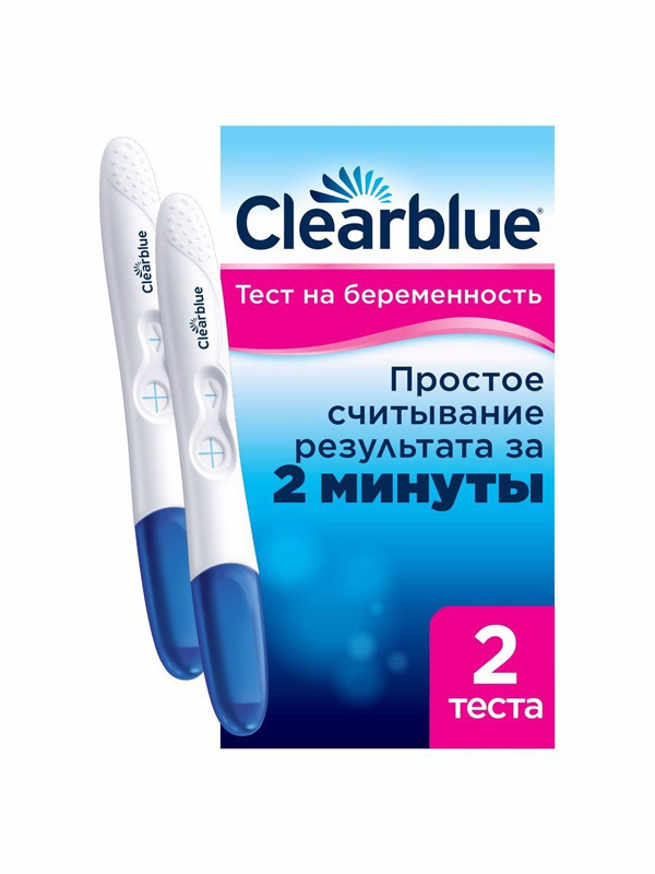 фото Тест тест на беременность clearblue 2шт 4084500980990