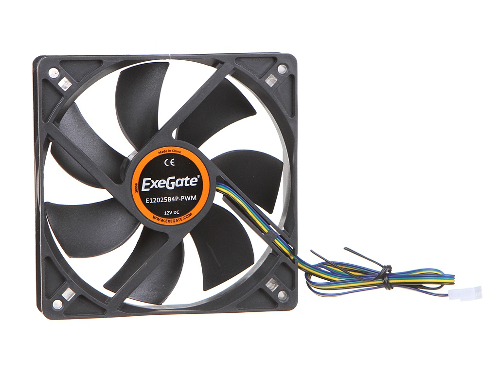 

Вентилятор ExeGate E12025B4P-PWM 120x120x25mm EX283391RUS, E12025B4P-PWM