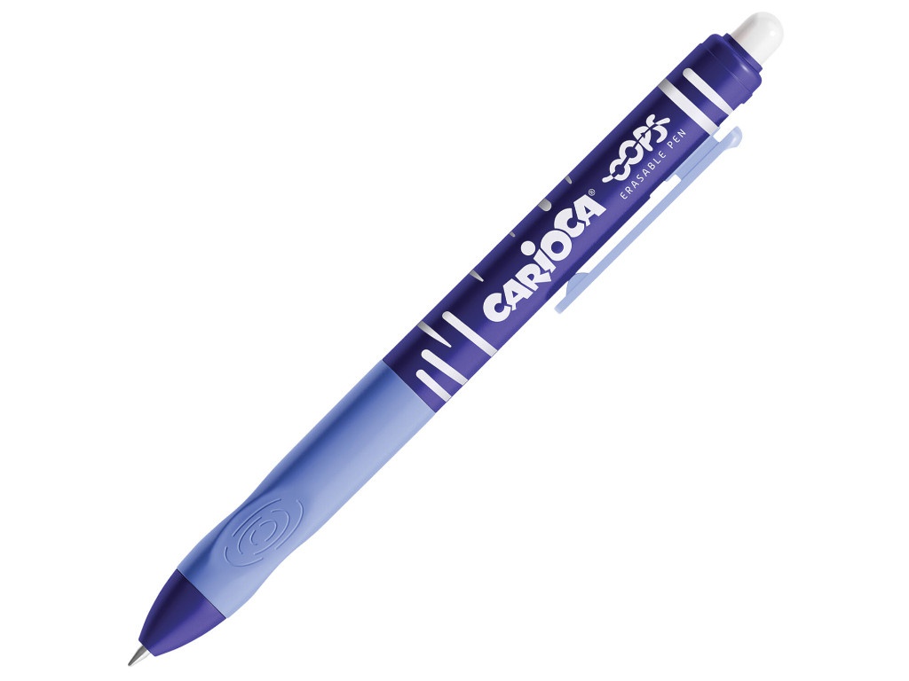 

Ручка гелевая Carioca Oops узел 1mm, линия письма 0.7mm стержень Blue корпус Blue 43043/02, Oops 43043/02