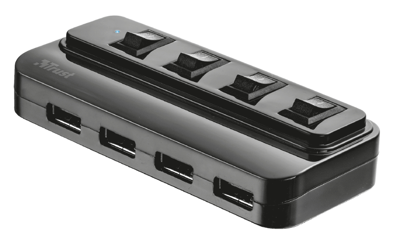 

Хаб USB Trust 4 Port USB 2.0 Hub with Switches 20619, 20619