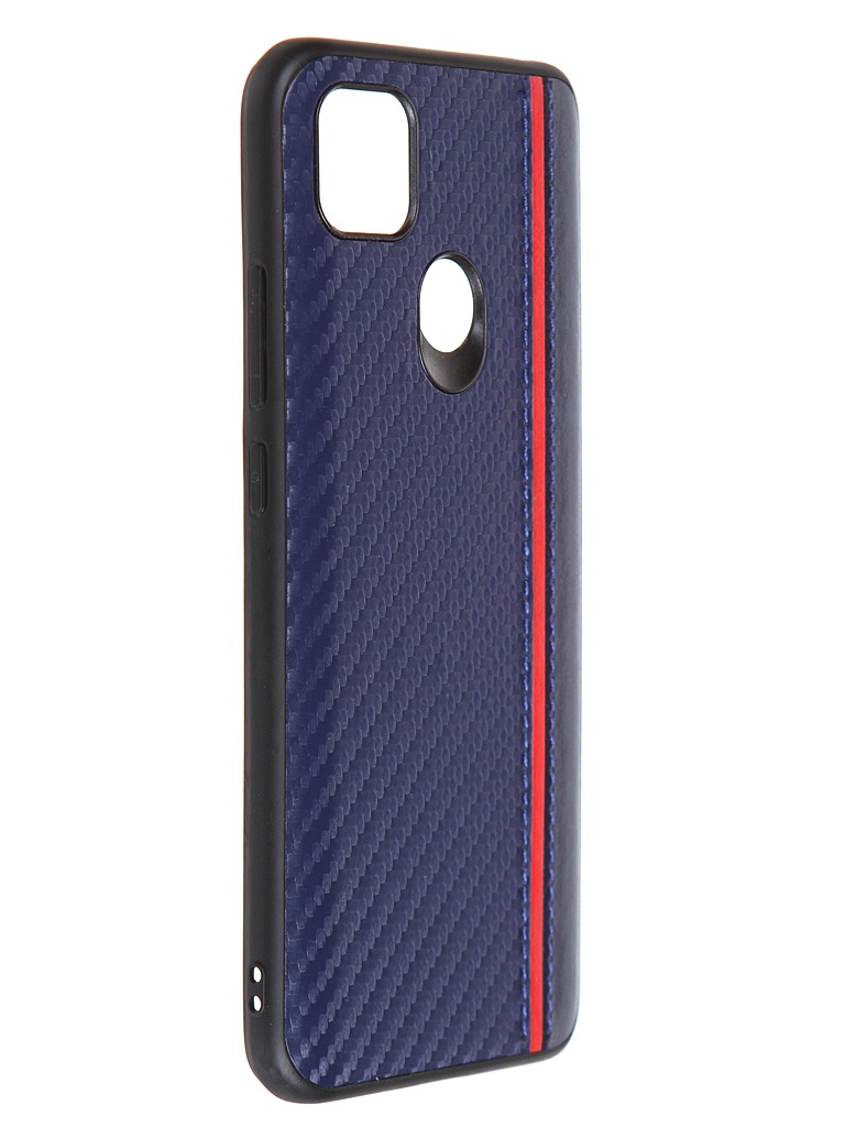 фото Накладка g-case для xiaomi redmi 9c carbon dark-blue gg-1289