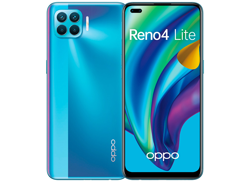 фото Сотовый телефон oppo reno 4 lite 8/128gb turquoise