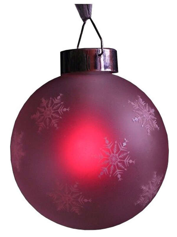 фото Светящееся украшение snowhouse светильник-подвеска шар red gm3307-26